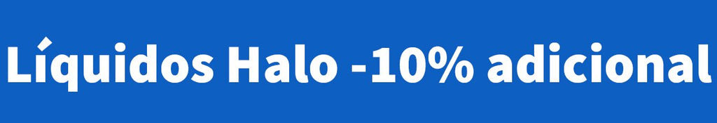 Liquidos Halo con 10% descuento adicional