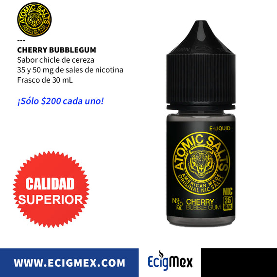 Líquido/ Eliquid Sales de Nic para vapeo Atomic Salts varios sabores 30 mL