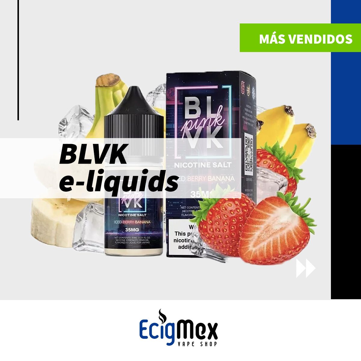 BLVK eliquids ejuice liquido electronico vape vapear sales de nicotina base nicsalts vapeadores