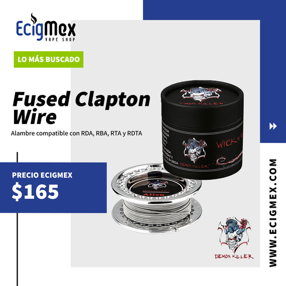 Alambre Demon Killer para Bricolaje Opción Alien Wire y Fused Clapton Wire para RDA-RTA-RDTA 4.5 metros
