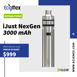 Kit Inicial Eleaf iJust NexGen 3000 mAh varios colores All in One