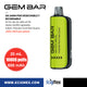 POD Desechable GEM BAR GB10000 650 mAh Diseño Estético con cuerpo indicador de Batería y Líquido Hasta 10,000 Vapeadas y 20 mL de Nic Salts