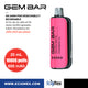 POD Desechable GEM BAR GB10000 650 mAh Diseño Estético con cuerpo indicador de Batería y Líquido Hasta 10,000 Vapeadas y 20 mL de Nic Salts