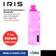 NUEVO POD Desechable Recargable IRIS MO7500 650 mAh Hasta 7500 Vapeadas con 17 mL de Nic Salts al 5%