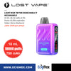 POD Desechable Lost Vape Light Rise TB 18K 700 mAh Indicador de Batería y Líquido Hasta 18,000 Vapeadas y 18 mL de Nic Salts