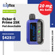 NUEVO POD Desechable OXBAR G PRIME 25K Batería de 900 mAh Pantalla indicadora de Carga y Líquido Hasta 25,000 Puffs y 20 mL de Nic Salts de 20 mg