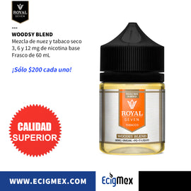 Líquido/ Eliquid para vapeo Halo Royal Seven varios sabores 60 mL