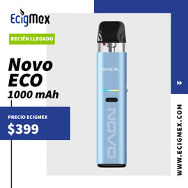 Kit Inicial Smok Novo Eco POD 1000 mAh Ideal para Nic Salts Estética portable