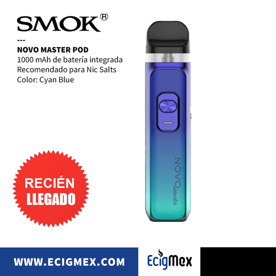 Kit Inicial POD Smok Novo Master Starter Kit 1000 mAh Ideal para Nic Salts Estética portable