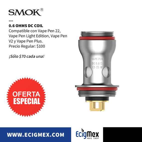 Resistencia para vaporizador Smok Serie Vape Pen Múltiples Opciones de Vapeo