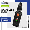 MOD Kit Vaporesso ARMOUR S Hasta 100W de potencia con Atomizador iTank 2 Requiere 1 batería 21700 Alta Tecnología Inteligente