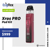 POD Inicial Vaporesso XROS PRO Batería de 1200 mAh Potencia Ajustable Hasta 30W Cartucho 0.4 ohms Botón de disparo Multifuncional