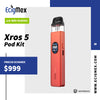 NUEVO POD Inicial Vaporesso XROS 5 1500 mAh Tecnología Corex 3.0 Pantalla 0.88 Pulgadas