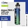NUEVO POD MOD Voopoo Argus PRO 2 con Cartucho PnP X Versión DTL 3000 mAh de batería integrada Hasta 80W de Potencia Rendimiento Máximo