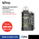 POD Desechable VPro Crystal 650 mAh Hasta 8000 Vapeadas y 18 mL de Nic Salts