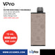 POD Desechable VPro VIA 500 mAh Pantalla indicadora de Batería y Líquido Hasta 8000 Vapeadas y 12 mL de Nic Salts
