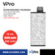 POD Desechable VPro VIA 500 mAh Pantalla indicadora de Batería y Líquido Hasta 8000 Vapeadas y 12 mL de Nic Salts