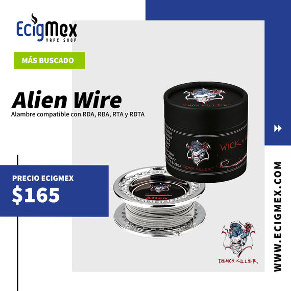Alambre Demon Killer para Bricolaje Opción Alien Wire y Fused Clapton Wire para RDA-RTA-RDTA 4.5 metros
