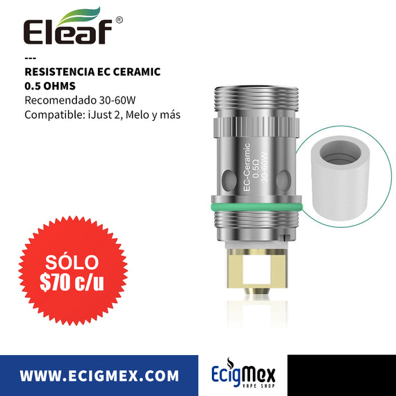 Resistencias para vaporizador Eleaf Series EC varias capacidades