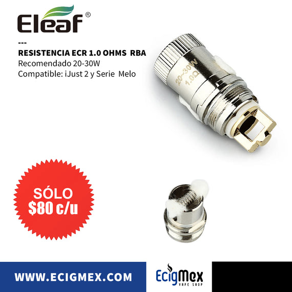 Resistencias para vaporizador Eleaf Series EC varias capacidades