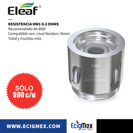 Resistencias para vaporizador Eleaf Serie HW varias capacidades