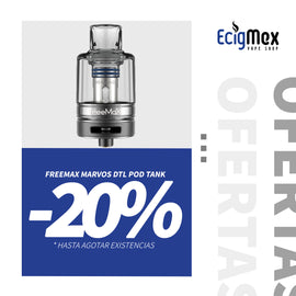Atomizador FreeMax Marvos DTL Pod Tank 80W de Potencia Entrada 510 A prueba de Niños
