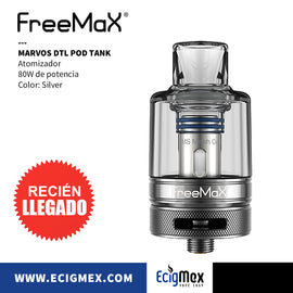 Atomizador FreeMax Marvos DTL Pod Tank 80W de Potencia Entrada 510 A prueba de Niños