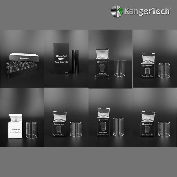 Cristales Kangertech Glass Tube para vapeo