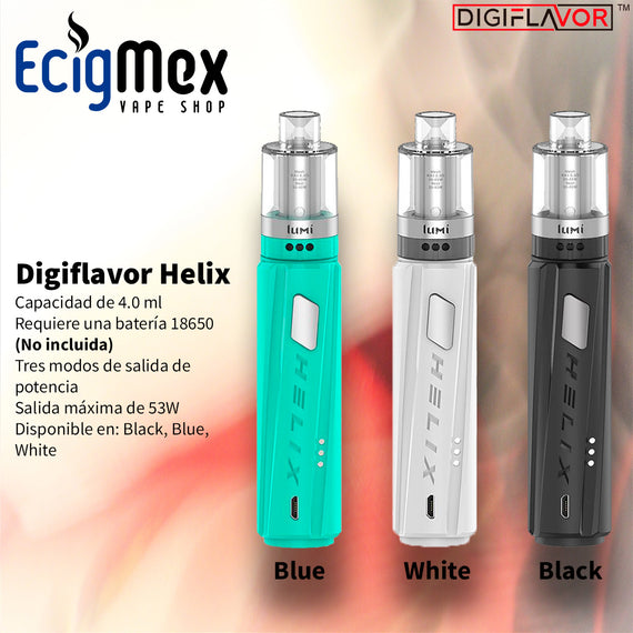 Kit Inicial Digiflavor Helix 4 mL varios colores ultraligero