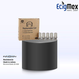 Resistencia para vaporizador Innokin Serie iSub varias capacidades