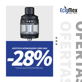 Atomizador para vapeador Joyetech Cubis Max con calentador NCFilm Gran Capacidad 5mL