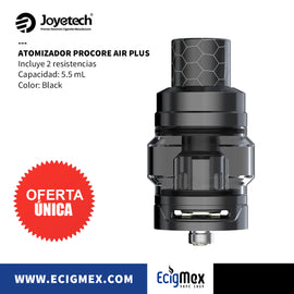 Atomizador Joyetech ProCore Air Plus Tank Capacidad 5.5 mL Incluye Resistencias