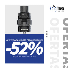 Atomizador Joyetech ProCore Air Plus Tank Capacidad 5.5 mL Incluye Resistencias