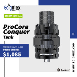 Atomizador Joyetech ProCore Conquer Diseño Poderoso Gran Capacidad Incluye Coils