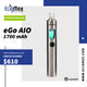 Equipo Vaporizador All in One Joyetech eGo AIO Pen Kit 1700 mAh Batería Integrada Varios colores