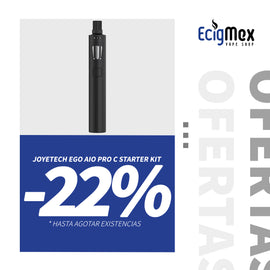 Kit All in One Joyetech eGo AIO Pro C Estilo Pluma Fácil de Usar Estético y Elegante Capacidad 4 mL