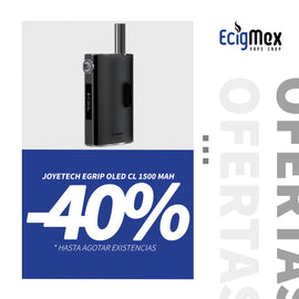 Kit Inicial Joyetech eGrip OLED CL 1500 mAh varios colores diseño innovador