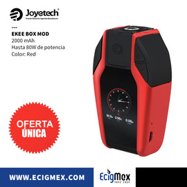 BOX MOD Joyetech EKEE 2000 mAh hasta 80 W de potencia varios colores fácil de usar y transportar