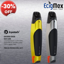 Equipo Vaporizador Joyetech Exceed Edge 650 mAh Varios colores para expertos en vapeo