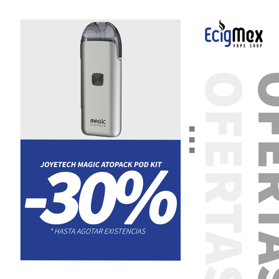 POD Vaporizador Joyetech Atopack Magic 1300 mAh Varios colores Recomendado para Nic Salts