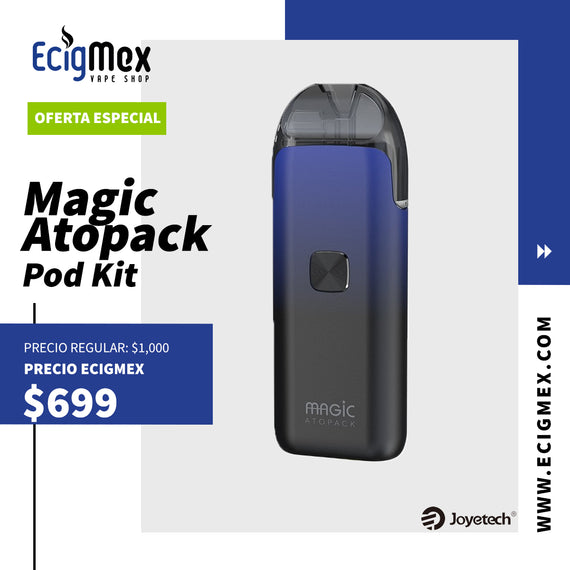 POD Vaporizador Joyetech Atopack Magic 1300 mAh Varios colores Recomendado para Nic Salts
