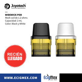 Cartucho para Joyetech WideWick Mesh Coil 1.2 ohms Capacidad 2 mL Recomendado para Nic Salts