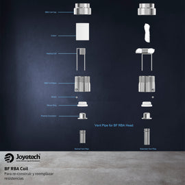 Resistencia para vaporizador Joyetech BF RBA Coil Rebuild
