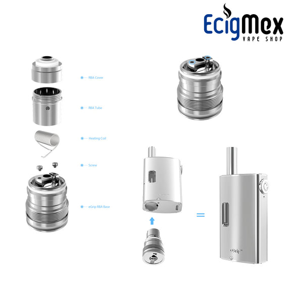 Resistencia para vaporizador Joyetech eGrip RBA Base para reconstruir
