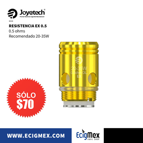 Resistencia para vaporizador JOYETECH Serie Exceed EX Diversas capacidades