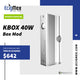 BOX MOD Kangertech KBOX 40 W color plata liviano y compacto Requiere Batería No Incluida