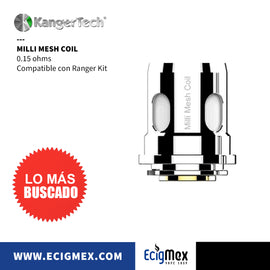 Resistencia para vaporizador Kangertech Serie Milli varias capacidades