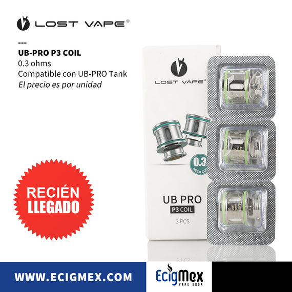 Resistencias Lost Vape Ultra Boost UB-Pro Coil para Thelema Quest 200 Kit Potente Creación de Nubes