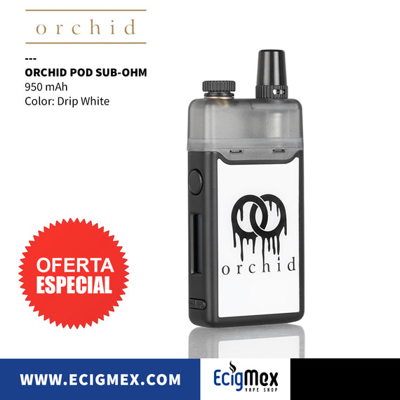 Kit Inicial POD Orchid 950 mAh Sub-Ohm Varios colores Fácil de Rellenar