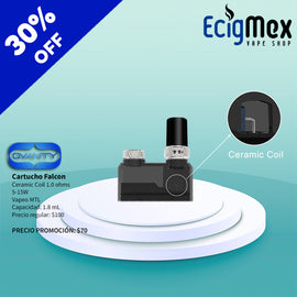 Cartucho para cigarro electrónico Ovanty Falcon Pod con capacidad de 1.8 mL